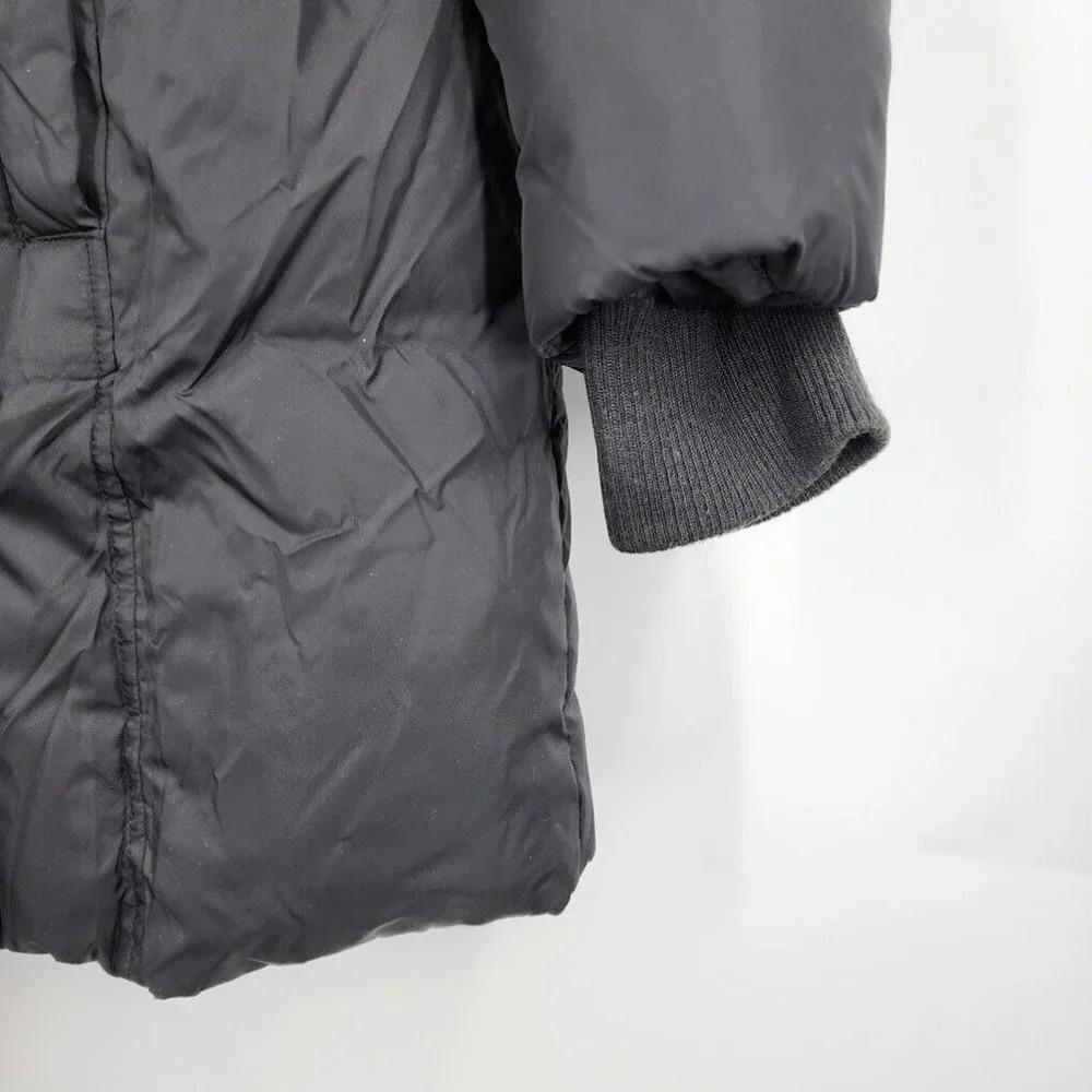Michael Michael Kors Women's Double‎ Collar Fur Hood Mid Length Puffer Size S - Picture 9 of 15